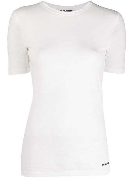Camiseta con estampado Jil Sander blanco