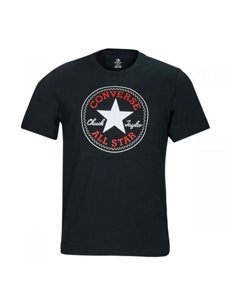 Koszulka z krótkim rękawem klasyczna Converse czarna