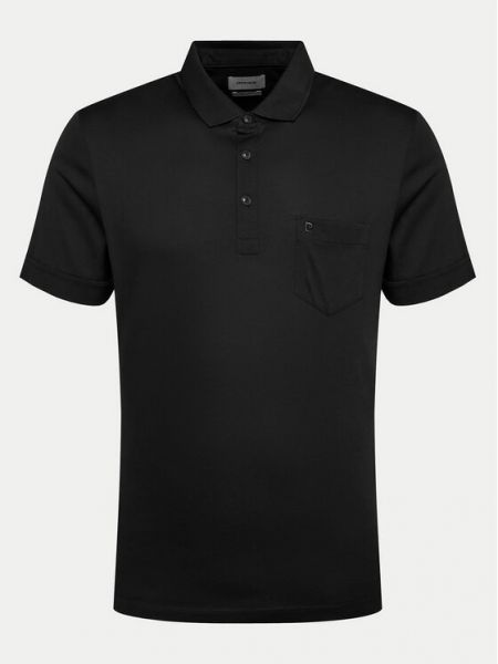 Тениска с копчета Pierre Cardin черно