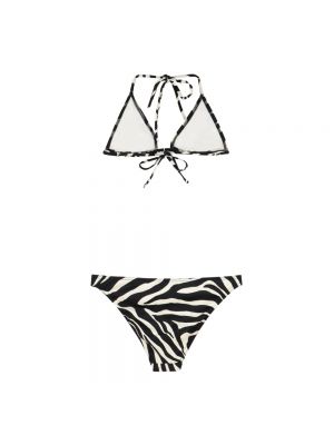 Bikini mit print mit zebra-muster Tom Ford weiß