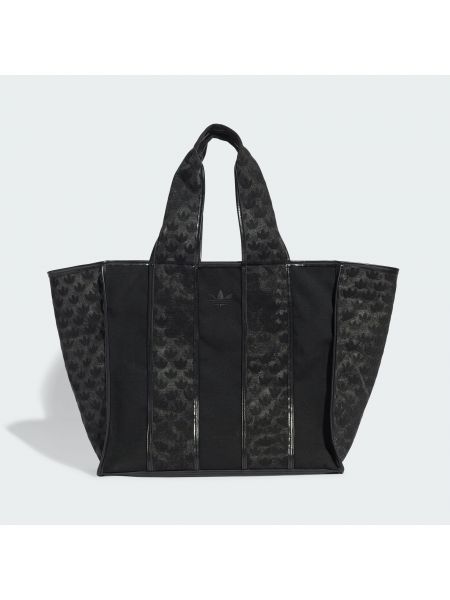 Черная сумка шоппер с сеткой Adidas
