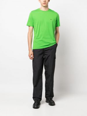 Bavlněné tričko C.p. Company zelené