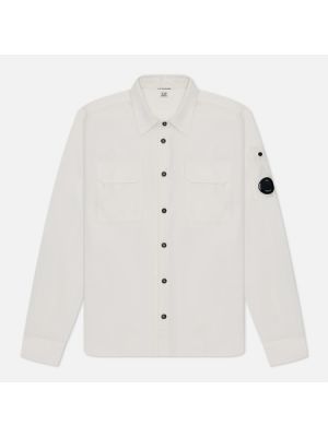 Мужская рубашка C.P. Company Gabardine Pocket, XL белый