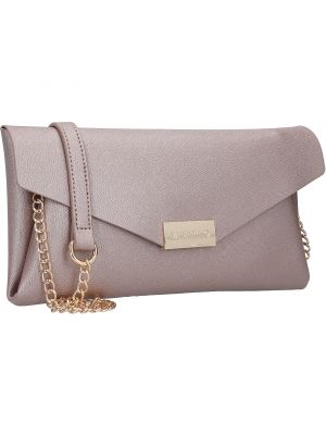 Чанта през рамо от розово злато Valentino розово