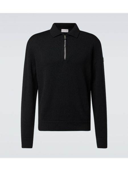 Uld lang sweater Moncler sort