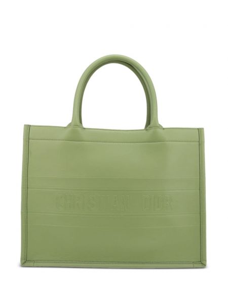 Τσάντα shopper Christian Dior Pre-owned πράσινο