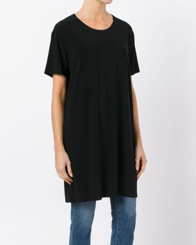Oversized tričko Norma Kamali černé