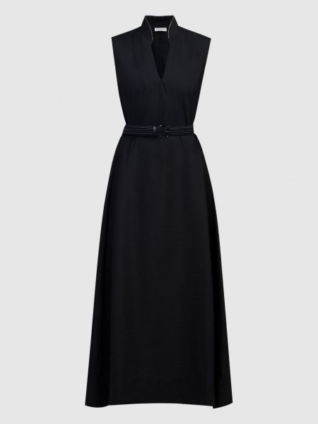 Черное длинное платье Brunello Cucinelli