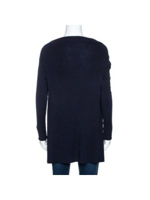 Top de lana Valentino Vintage azul