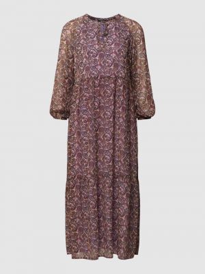 Sukienka midi z wzorem paisley Montego zielona