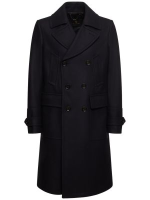 Kašmírový vlněný kabát Belstaff černý