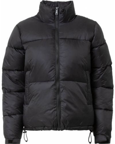 Nylónová priliehavá zimná bunda na zips Schott Nyc - čierna