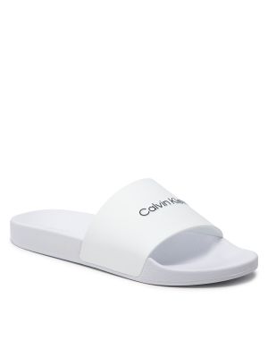 Šlepetės Calvin Klein Jeans balta