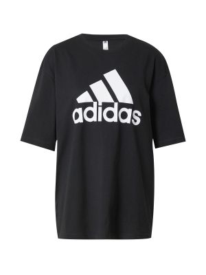 Laza szabású póló Adidas fekete