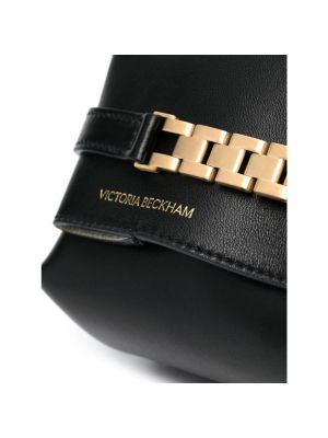 Bolsa de hombro de cuero Victoria Beckham
