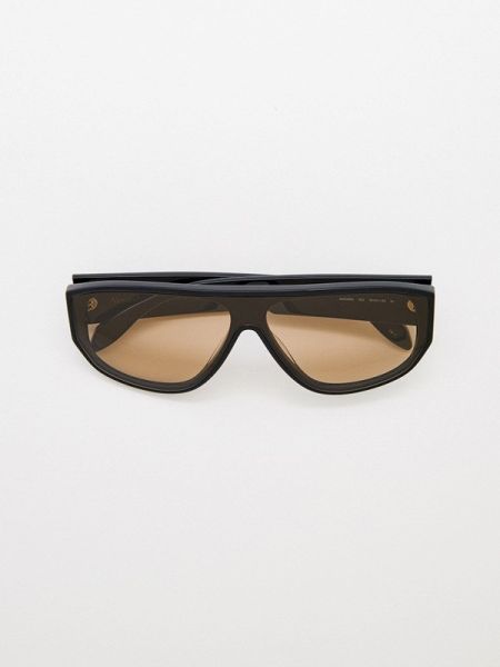 Черные очки солнцезащитные Alexander Mcqueen