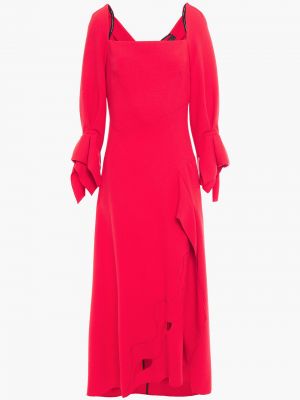 Maxi šaty Roland Mouret, červená