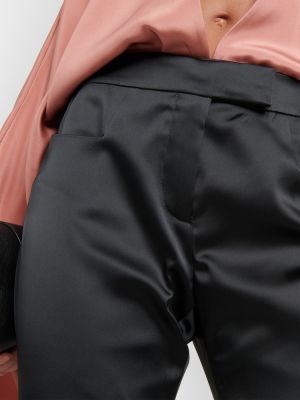 Rovné kalhoty Tom Ford černé