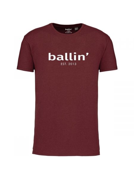 Koszulka z krótkim rękawem Ballin Est. 2013 czerwona