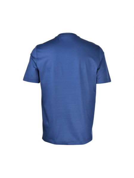 Camiseta de algodón casual Gran Sasso azul
