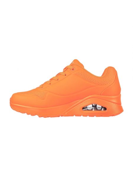 Sneakersy Skechers pomarańczowe