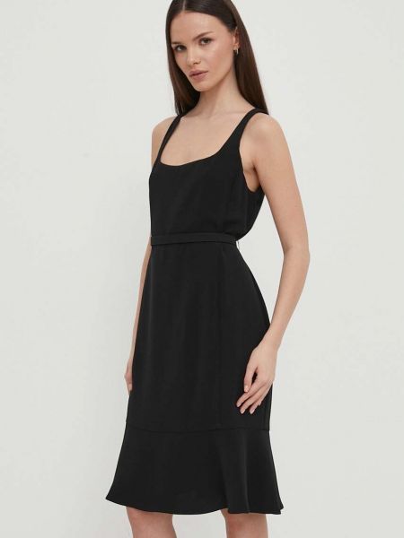 Mini haljina Lauren Ralph Lauren crna