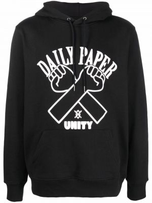 Hoodie Daily Paper svart