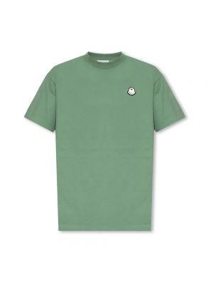 T-shirt di cotone Moncler verde