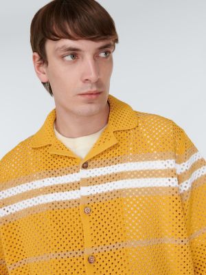 Dryžuota marškiniai Burberry oranžinė