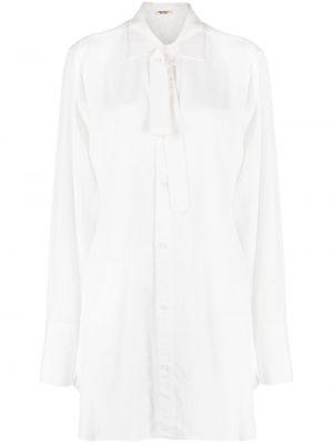 Košile s mašlí Yohji Yamamoto bílá