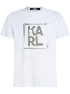 Pamut póló nyomtatás Karl Lagerfeld
