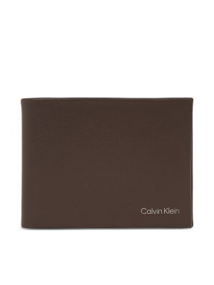 Πορτοφόλι Calvin Klein καφέ