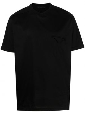 T-krekls ar kabatām Low Brand melns