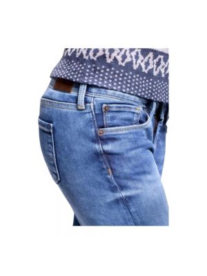 Spodnie slim fit Pepe Jeans niebieskie