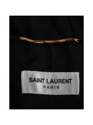 Chaqueta de lana Saint Laurent Vintage negro