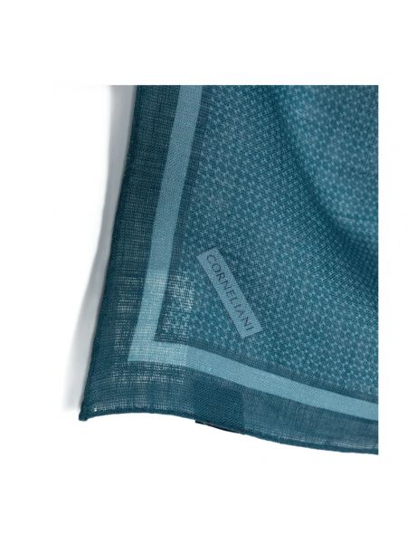 Pañuelo de lino con bolsillos Corneliani azul