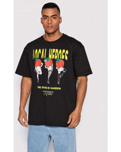 Local Heroes Póló Devil's Garden AW22T0044 Fekete Oversize