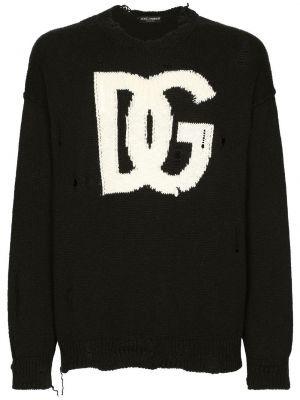 Sweter z dziurami Dolce And Gabbana