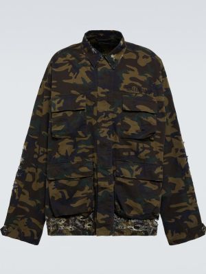 Jacke aus baumwoll mit camouflage-print Balenciaga
