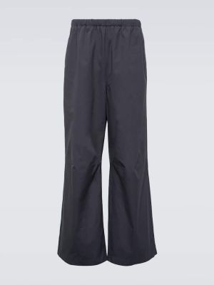 Pantalones de algodón bootcut Gucci gris