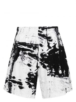Shorts à imprimé à motifs abstraits Alexander Mcqueen