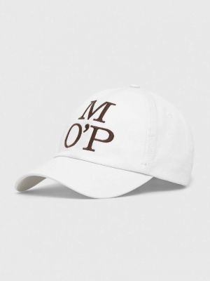 Pamučna kapa s printom Marc O'polo bijela