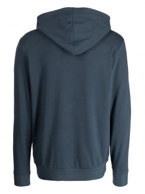 Kapučdžemperis ar apdruku Calvin Klein zils
