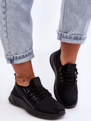 Pantofi cu velcro Kesi negru