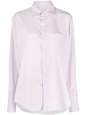 Oversize hemd mit geknöpfter Rag & Bone lila
