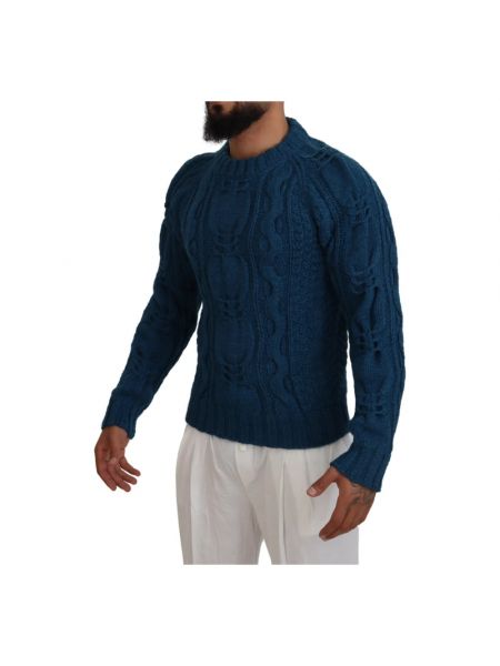 Sweter Dolce And Gabbana niebieski
