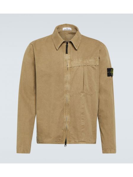 Puuvilla takki Stone Island beige