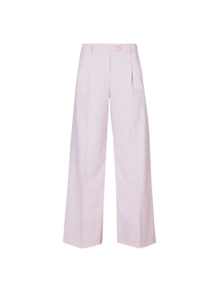 Spodnie w kolorze melanż Liu Jo różowe
