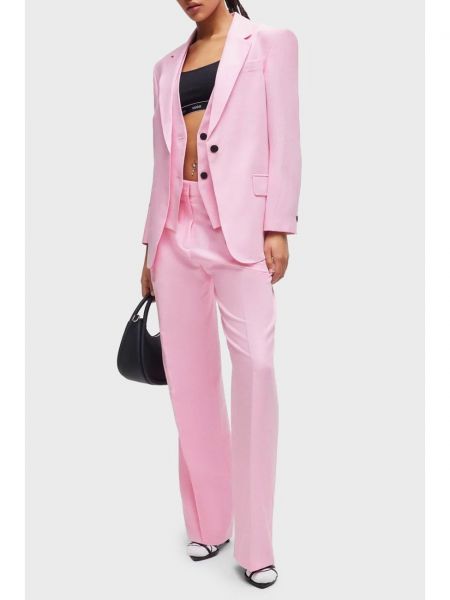 Розовые брюки Hugo Boss