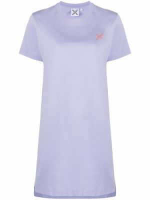 Mini šaty s potlačou Kenzo fialová